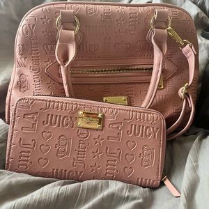 Juicy couture purse with matching wallet